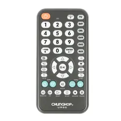 Универсальный пульт дистанционного управления для chunghop UR86 tv DVD SAT CBL DVR AUX operating 6 устройств контроллер