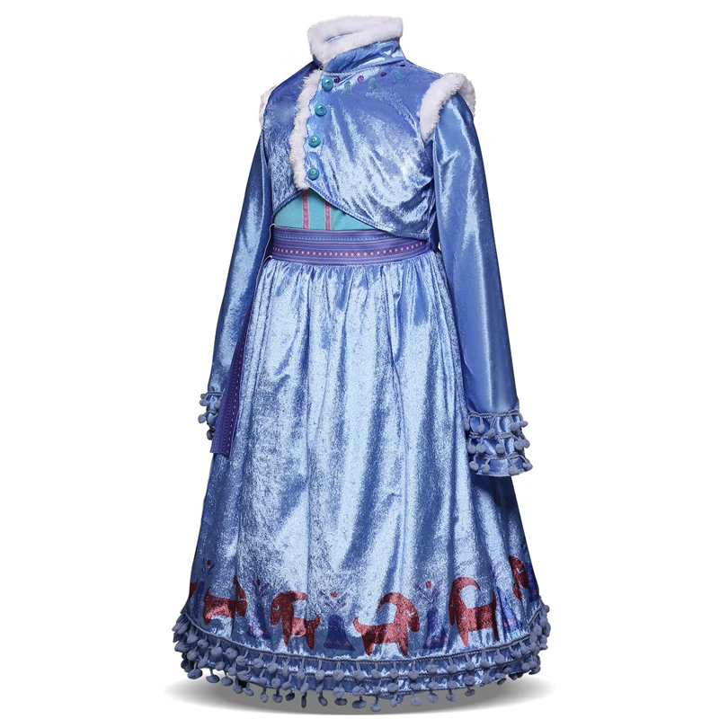 Elsa Dresses for Girls Winter Anna Elsa Princess Dress Kids Cosplay Costume Carnival Costume Party Dress Vestidos Girls Clothing Elsa Dresses for Girls Winter Anna Elsa Princess Dress Kids Cosplay Costume Carnival Costume Party Dress Vestidos Girls Clothing