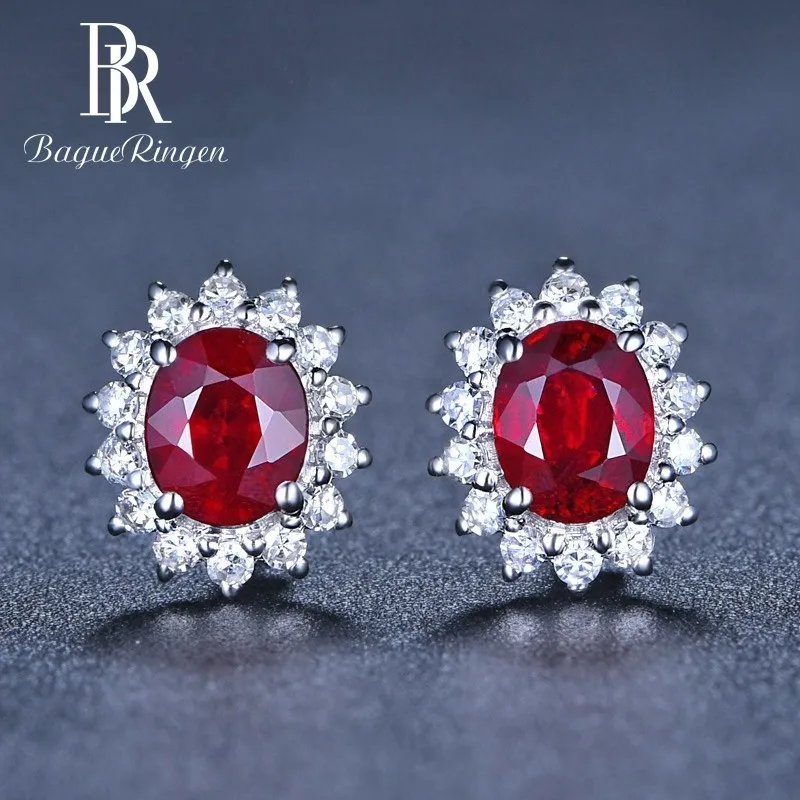 Женские Романтические серьги Begua Ringen Серьги с драгоценными камнями для свадьбы вечеринки помолвки