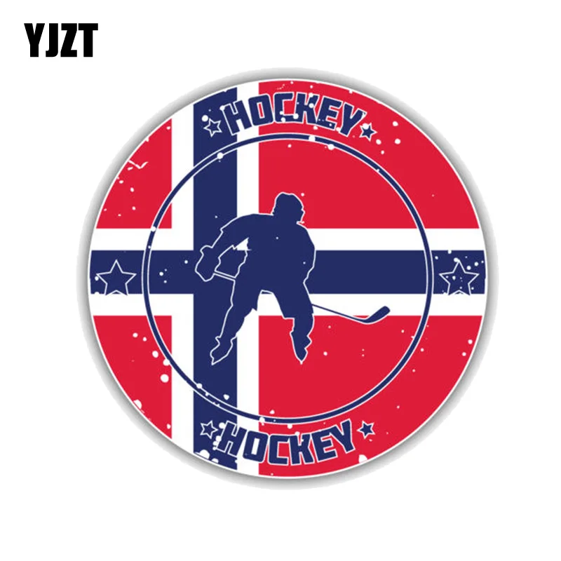 Aliexpress.com : Buy YJZT 12.7CM*12.7CM Norway Flag Hockey