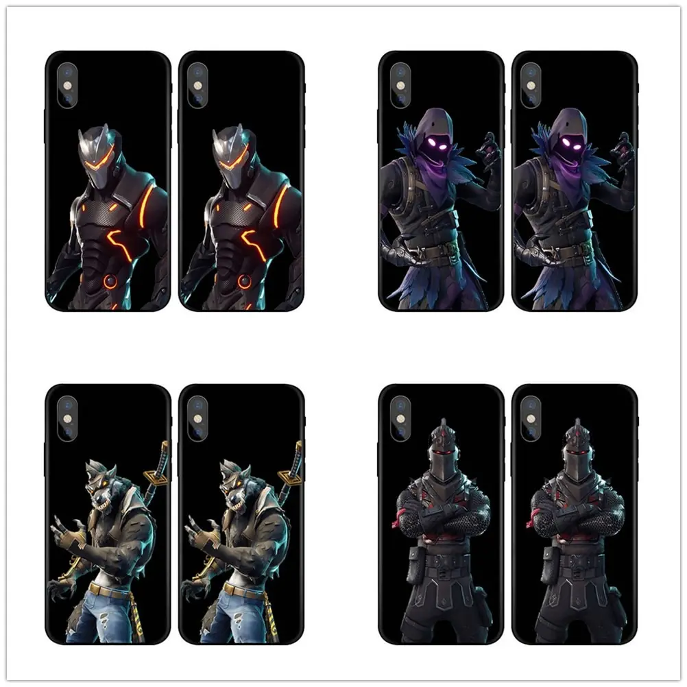 battle royale Case For iphone X 7 8 Black silicone case For Samsungs7 s8 s9 Case Cover
