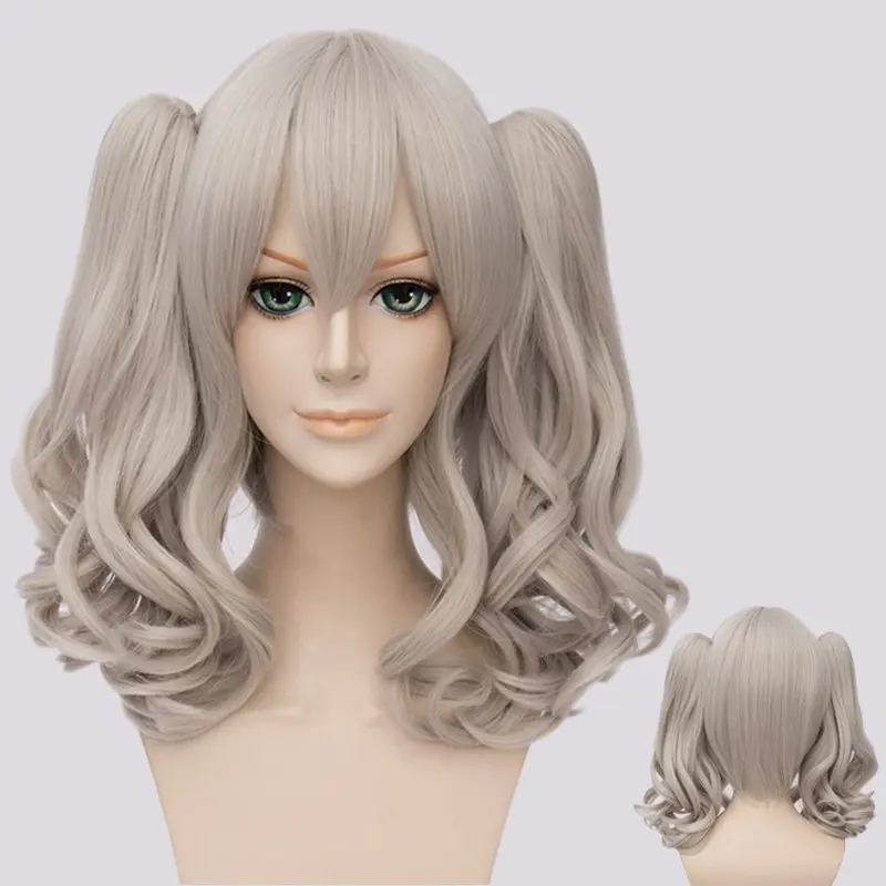Японский парик для косплея из аниме Kantai Collection Касима с волнистыми хвостиками| |