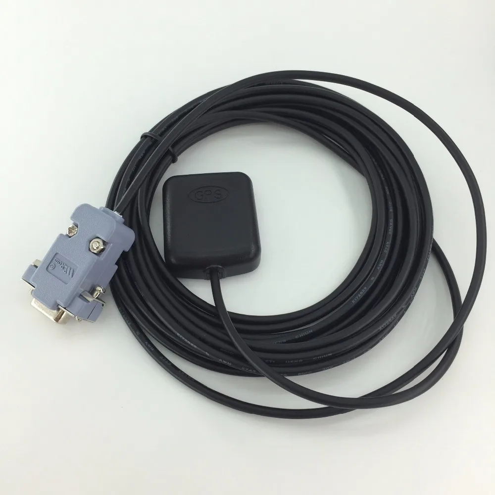 free shipping 5V rs232 DB9 RS 232 GPS receiver Antenna Gps Chip Module