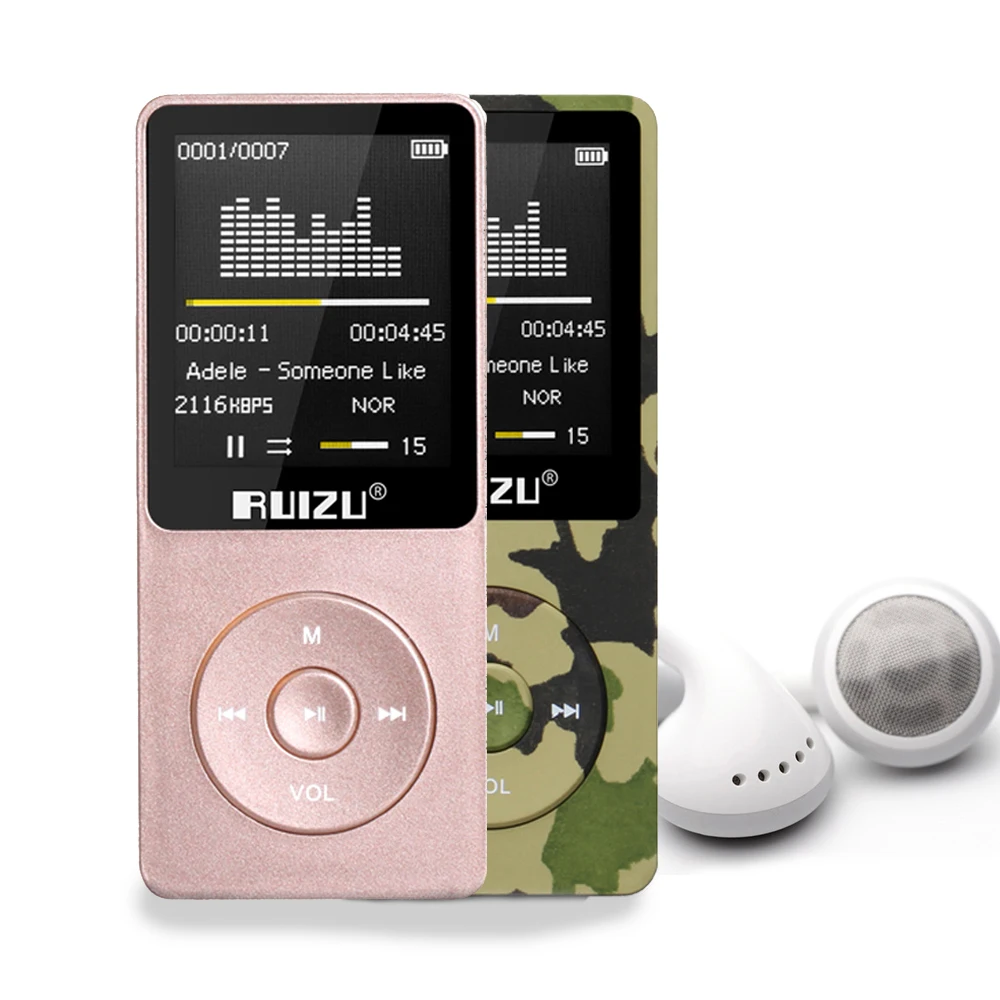 RUIZU X02 MP3 Player 8GB Sport lossless mp3 music player FM Radio Photo