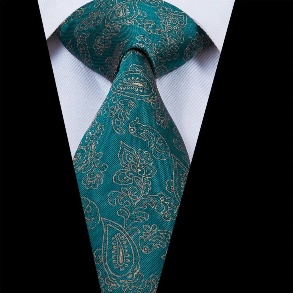 Hi Tie Designer Brand Neckties For Men 100 Silk High Quality Formal