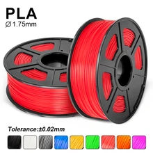 Top Quality PLA /PLA + Filament 1.75mm For 3D Printer Bright Color 3D Printer PLA / PLA Plus Filament 1KG With Spool