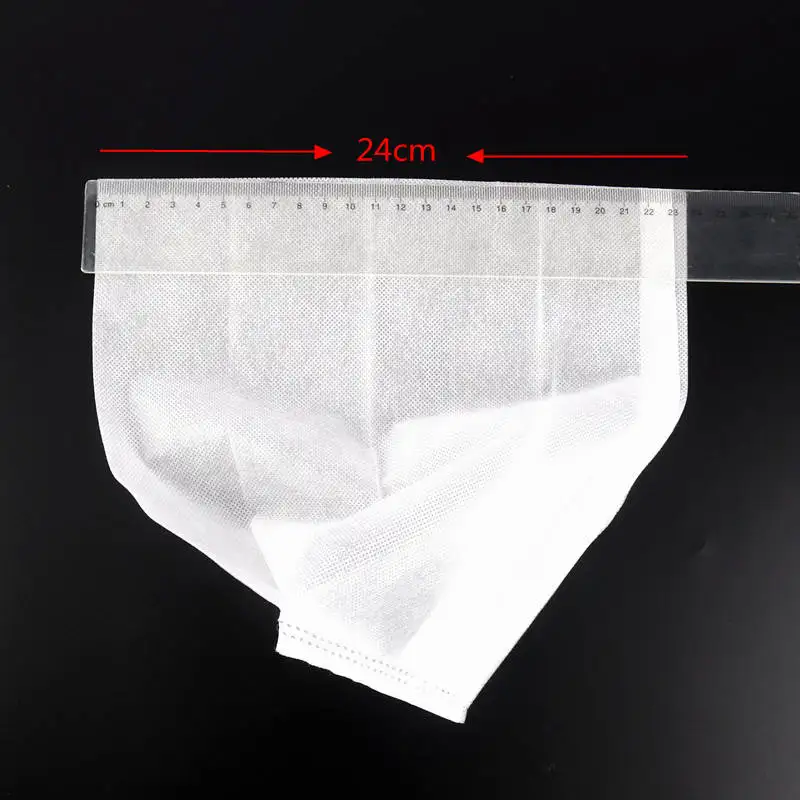 20pcs 24*24cm White Nutrition Bags Solid And Durable Nursery Bags, Can Be Degradation Pastoral Bags