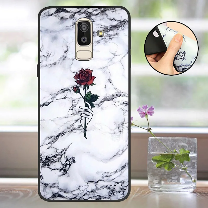 

For Funda Samsung Galaxy J8 2018 Case Silicon Soft Matte For Phone Case Galaxy J8 2018 Cover For Coque Samsung J8 2018 J810 6.0