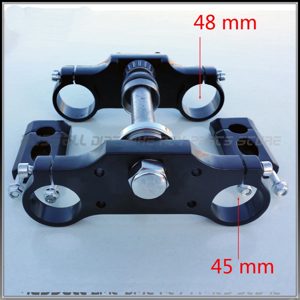 Универсальный Riser 22 мм 45/48 240L для передней вилки 22 мм руль грязный питбайк алюминиевый руль тройной зажим для дерева