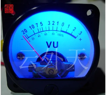 

Mixer VU table, front sound meter head level meter dB table lake water blue backlight S45 type