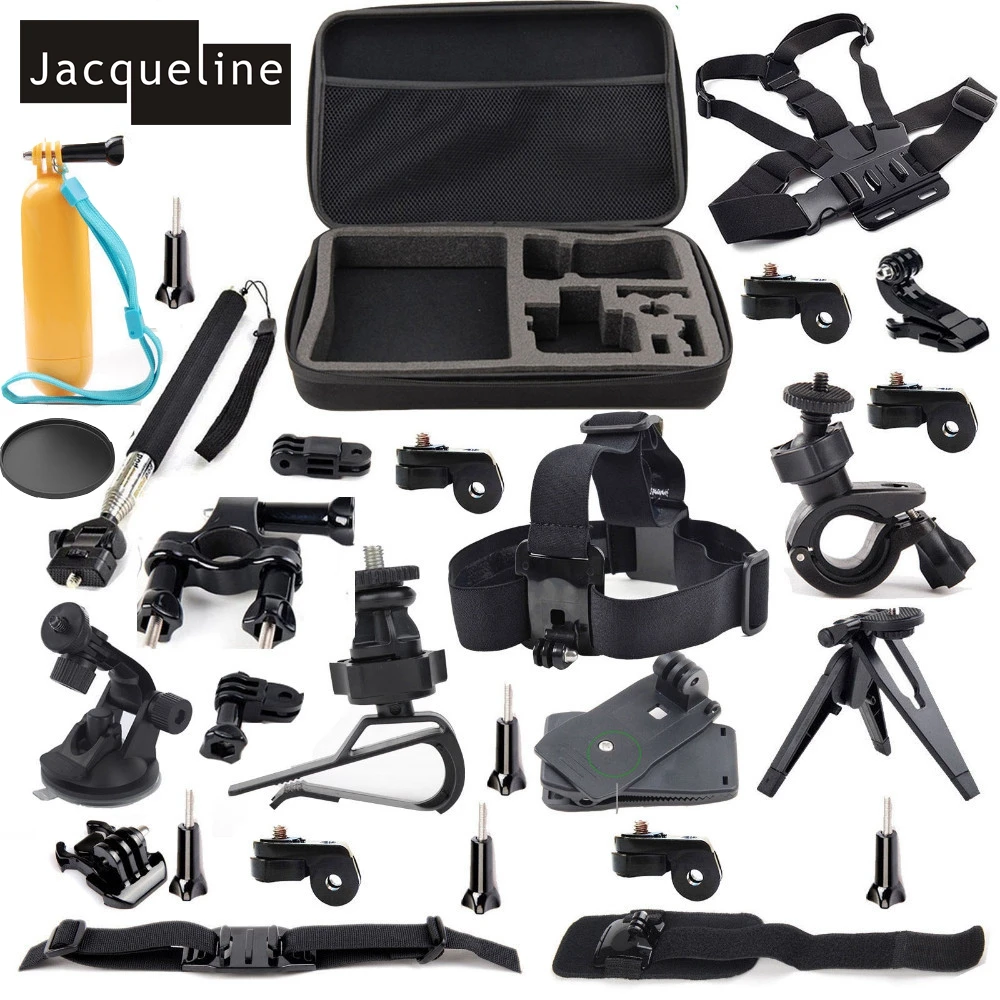 

Jacqueline for Outdoor Sports Accessories Kit for Sony Action Cam HDR AS30V AS15 AS20 AS100V AS200V FDR-X100V/W 4K AZ1 Mini