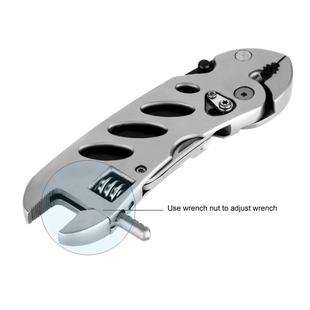 Универсальный ключ челюсти+ отвертка+ плоскогубцы+ нож набор инструментов выживания снаряжение для путешествий Разведка на открытом воздухе выживания складной нож