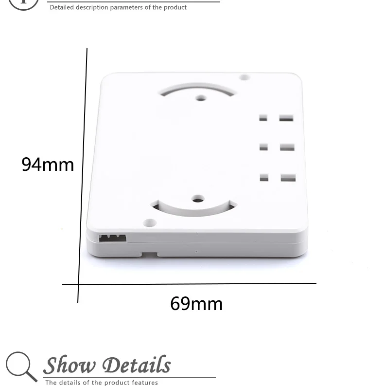 

50pcs 3 Fiber Drop Cable Fusion Protection Square Box FTTH Box free shipping