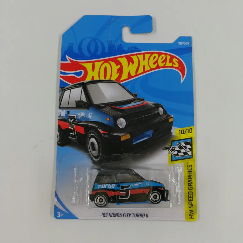 Hot Wheels 1: 64 спортивный автомобиль металлический материал кузова гоночный автомобиль Honda city turbo коллекция легкосплавный автомобиль подарок для ребенка NO190-352