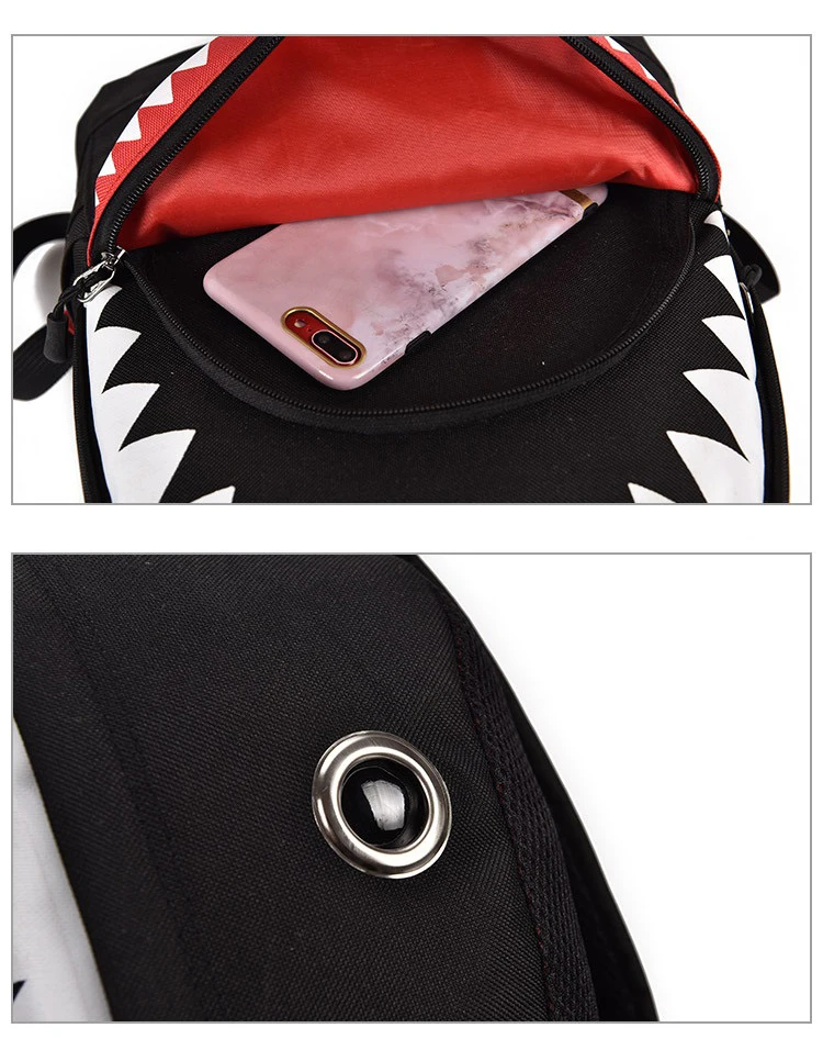 Сумка в форме акулы, детские школьные сумки с героями мультфильмов, милый рюкзак в форме животного, Модная студенческая сумка