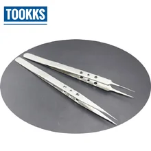 2 шт./лот Пинцет из нержавеющей стали удлинить супер острый супер твердость компьютер мобильный телефон пинцет для ремонта ручные инструменты