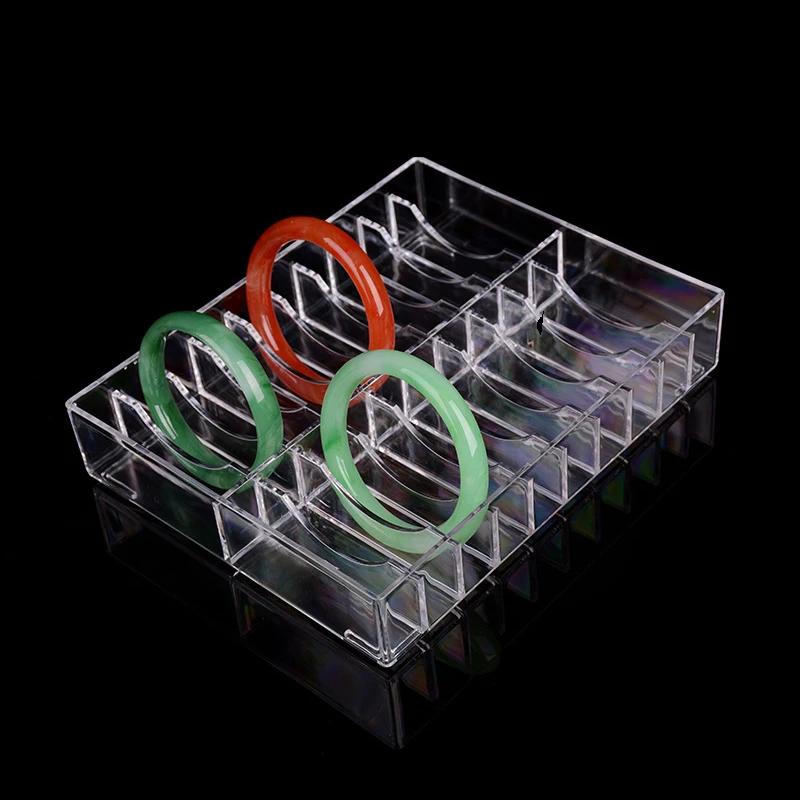 

New Clear Make Up Organizer Acrylic Cosmetic Makeup Bracelet Holder Storage Box Large Cabinet Powder Display Shelf Jewelry Box