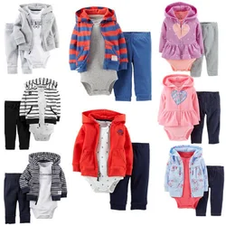 

Set Original  Baby Girl Dress Party 2016  Clothes Bodysuit Cotton Clothing Sets Newborn Baby Girl Clothing Casual