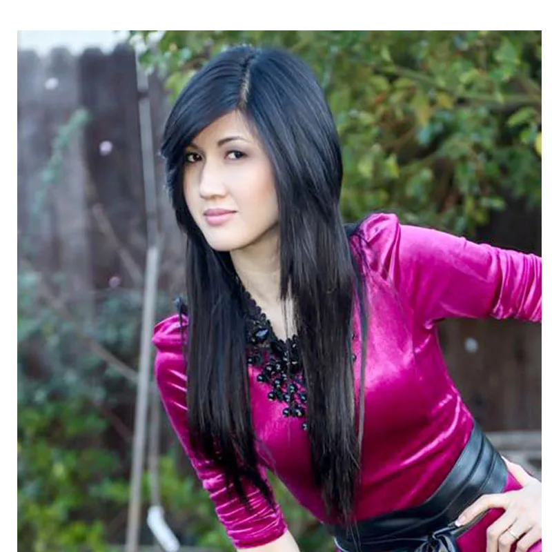 

Synthetic  Wig  for Black   Women 29 Inch Long Straight  Hair Ombre Wigs Cheap Hair Wigs For Black Women