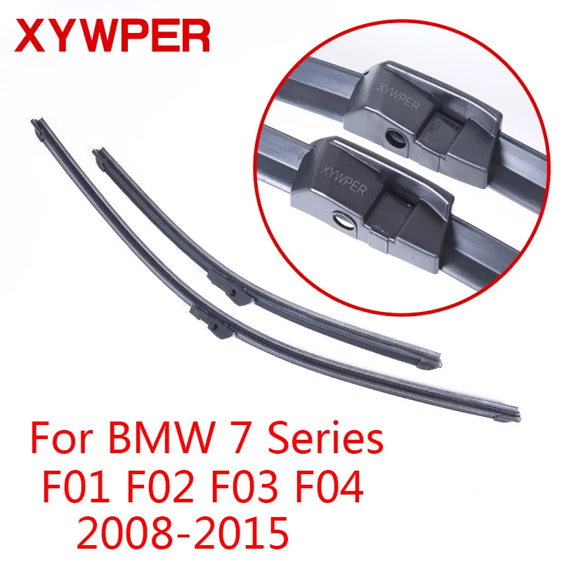 

XYWPER Wiper Blades for BMW 7 Series F01 F02 F03 F04 2008 2009 2010 2011 2012-2015 Car Accessories Soft Rubber Windshield Wiper
