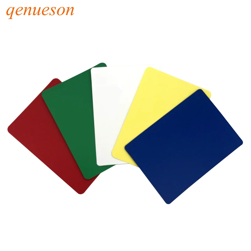 

High Quality Bag Poker Size Technicolor Cut Cards 100% Plastic Playing Card Wide Standard 3.5"x 2.5" Cutcard Board Game qenueson