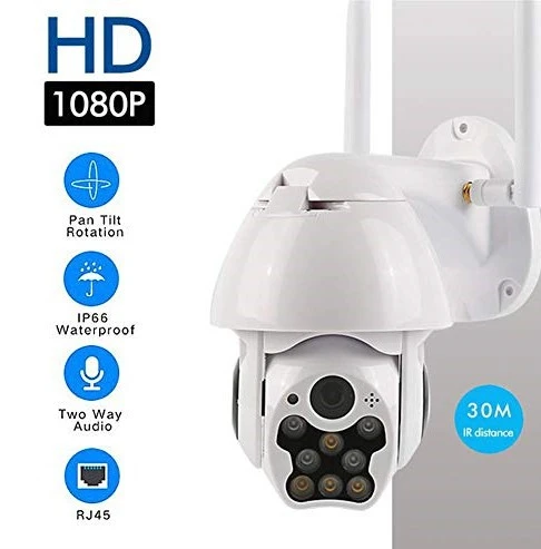 Human Tracking Cctv Camera Outdoor 1080P Dome Ptz Surveillance Camara De Seguridad Ip Wifi Exterior Home Security Camera P50135