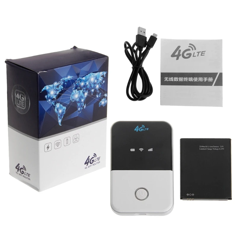 

Wireless Wifi Router 3G 4G Lte Hotspot Car Wifi Router Sim Card Slot MF803