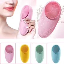 Популярные инструменты для ухода за кожей лица силиконовая щетка для чистки лица Уход за кожей мытье массаж Очищение глубоко устройство красота лица USB