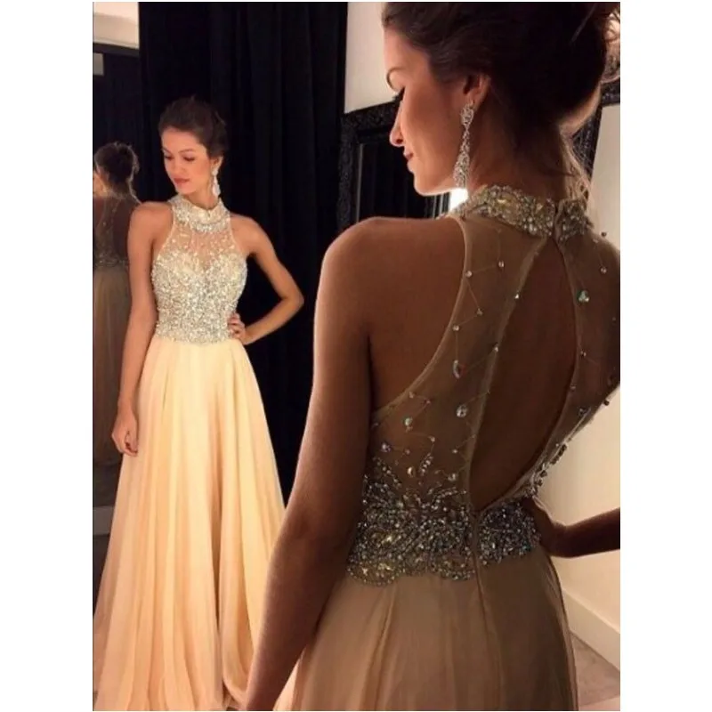 2017 New Arrival Luxury Heavy Handmade Crystal Beading Deep V Neck Cap Sleeves vestidos de coctel