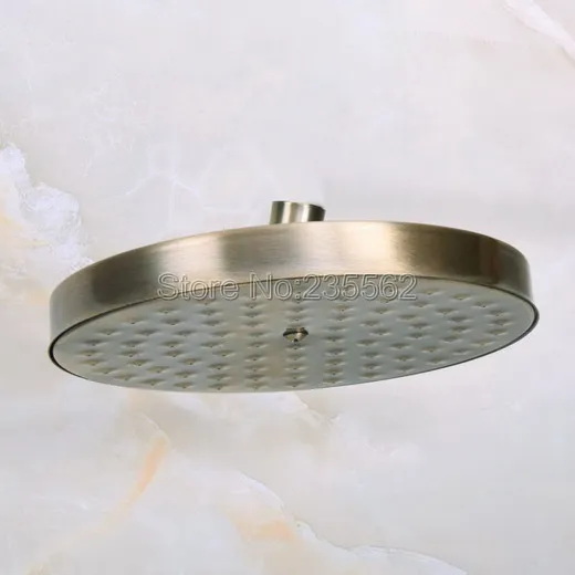 Brushed Nickel Round Shower Heads 8 inch Rainfall Shower Head Rain