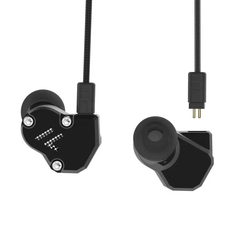 Гибридные наушники Revonext QT2 2DD + 1BA Hi Fi DJ Monito спортивные для бега вкладыши QT3|Наушники