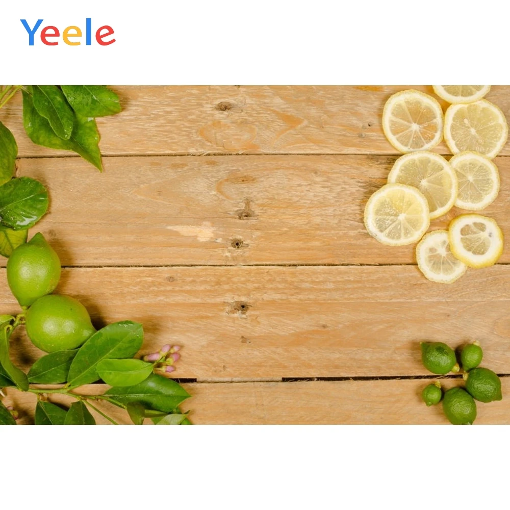 

Yeele Orange Wooden Bred Retro Food Commodity Show Photography Backgrounds Customized Photographic Backdrops For Photo Studio