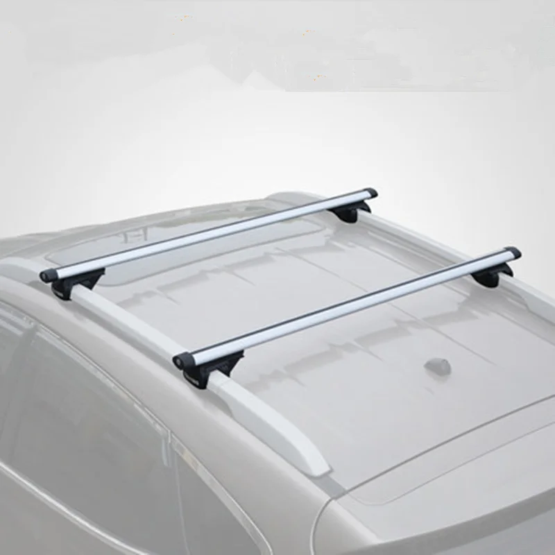 CARSUN 1x Universal Roof Rack Aluminum Luggage Box Roof Cross bar Rail