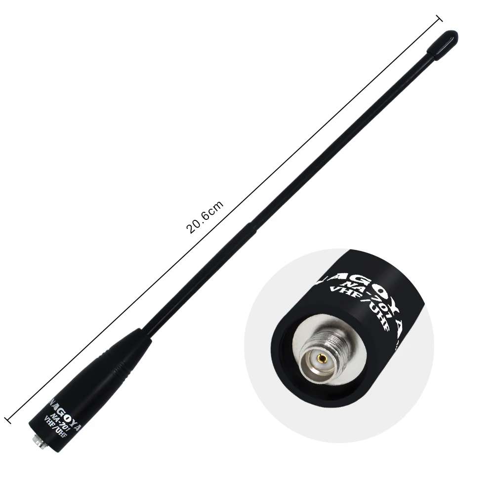 Nagoya na-701 sma-f Female vhf uhf Dual Band For Baofeng UV-5R UV-5RA UV-B5 BF-888S Two Way Radio 144/433MHz Antenna