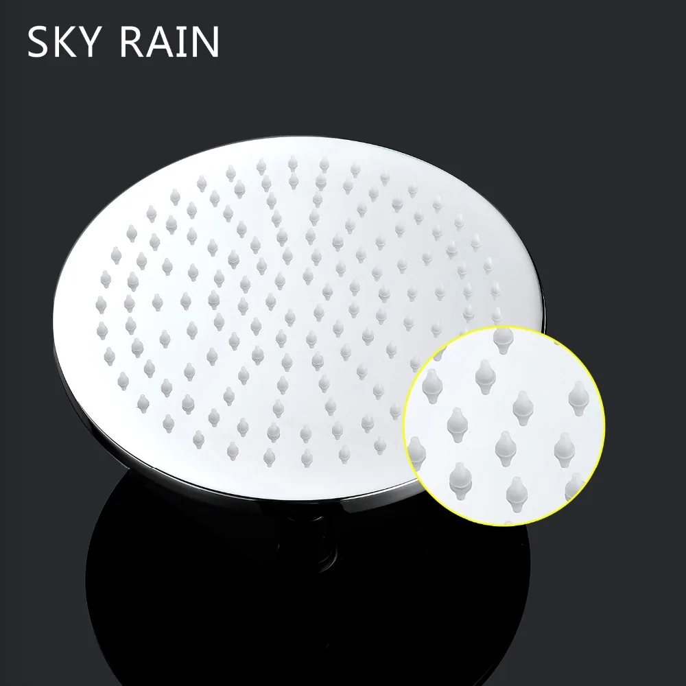 Душевой набор SKY RAIN скрытый светодиодный душ с 10 дюймовой латунной лейкой ручной
