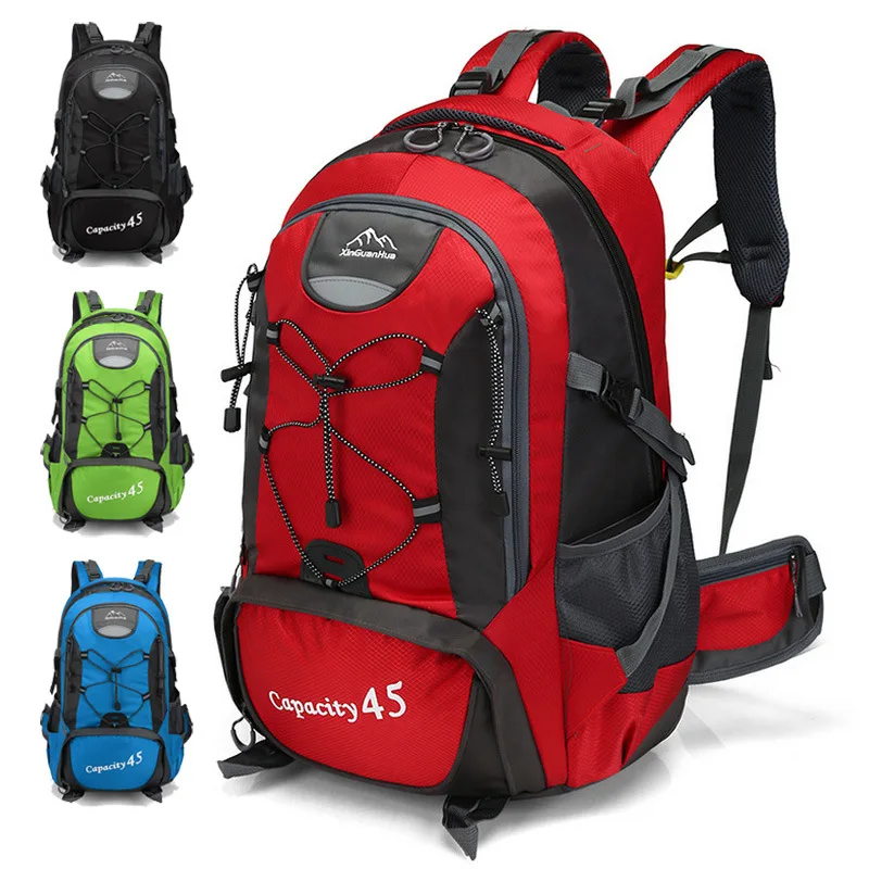 45L Outdoor Sports Trekking Backpacks Climbing Hiking Travel Waterproof Backpacks Men Women Backpacks