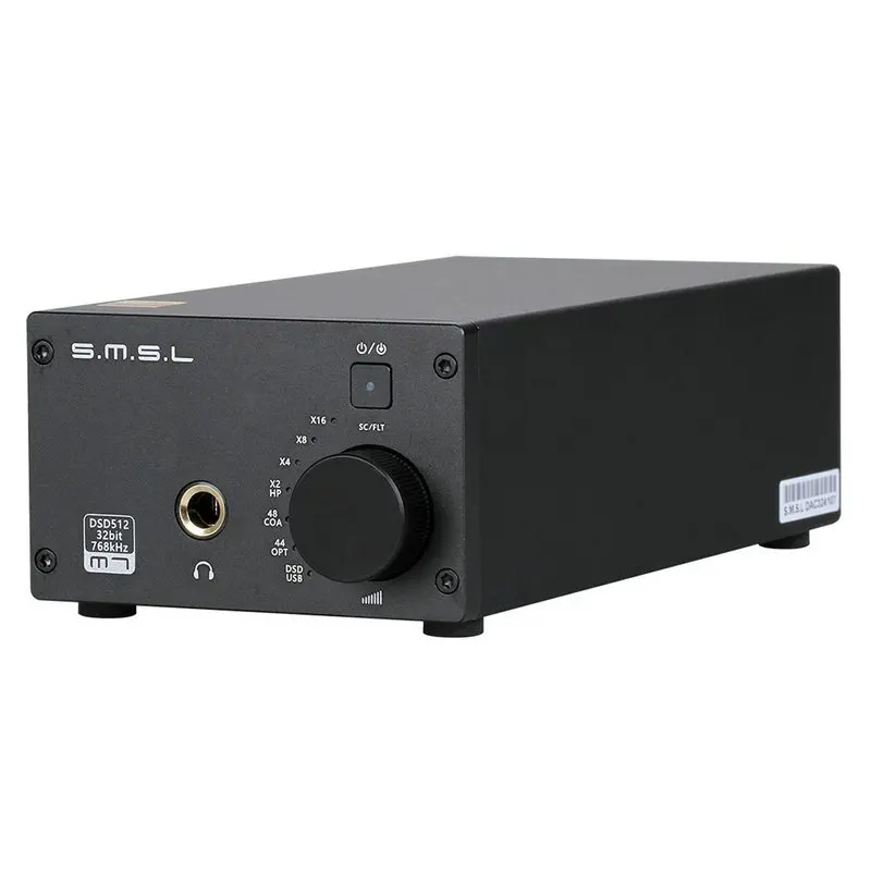

SMSL M7 Hifi Audio USB DAC AK4452 * 2 32Bit/768KHz DSD512 with Amplifier XMOS LM4562 TPA6120A2 Headphone output 110V/220V