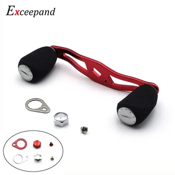 

Exceepand Black EVA Knobs Fishing Reel Handle for Abu Garcia Daiwa Low Profile Baitcasting Reel