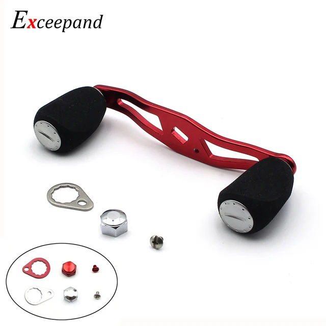Cheap Exceepand Black EVA Knobs Fishing Reel Handle for Abu Garcia Daiwa Low Profile Baitcasting Reel Cheap Exceepand Black EVA Knobs Fishing Reel Handle for Abu Garcia Daiwa Low Profile Baitcasting Reel