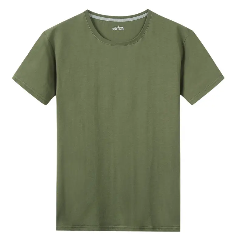 Прямая поставка, футболки для мужчин и женщин, хлопок, короткий рукав, одноцветные, для мужчин и женщин, футболки с круглым вырезом размера плюс 5XL, футболка