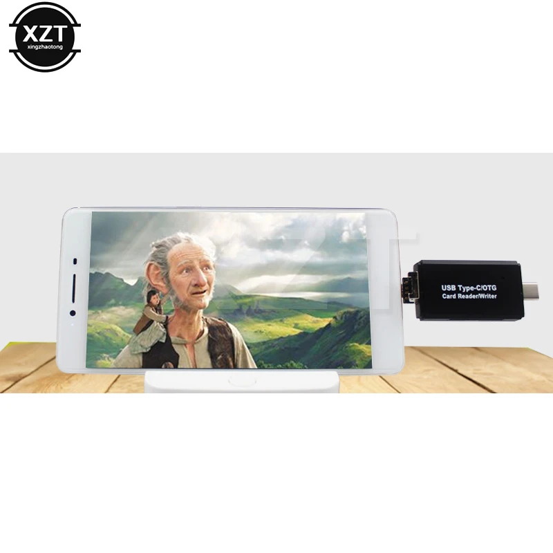 3 в 1 OTG Type C кардридер USB 0 Micro комбо 2 слота TF SD для смартфонов PC Pro горячая
