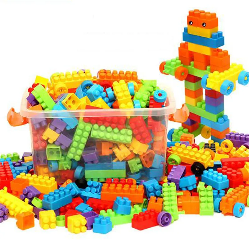 DIY Plastic Foundation Bricks Large Particle Building Blocks Accessories Compatible With Legoing Duploe Toys For Children Gifts