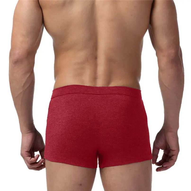 3D Animal Print Swimming Trunks Sexy Men Cotton Soft Breathable Pouch Boxer Underpants Underwear All Seasons briefs #2D27 (12)