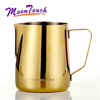 

Stainless Steel Frothing Pitcher Pull Flower Cup Latte Milk Jug Coffee Milk Mug Frother Milk Barista Tool Espresso Accessories