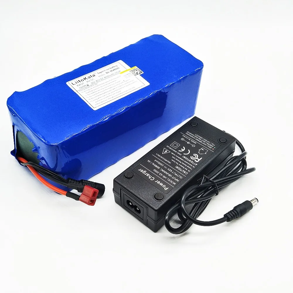 Литиевый аккумулятор LiitoKala 36 В 8 А · ч с аккумулятором BMS 500 Вт 18650 В|36v 8ah battery|36v 8ahbattery