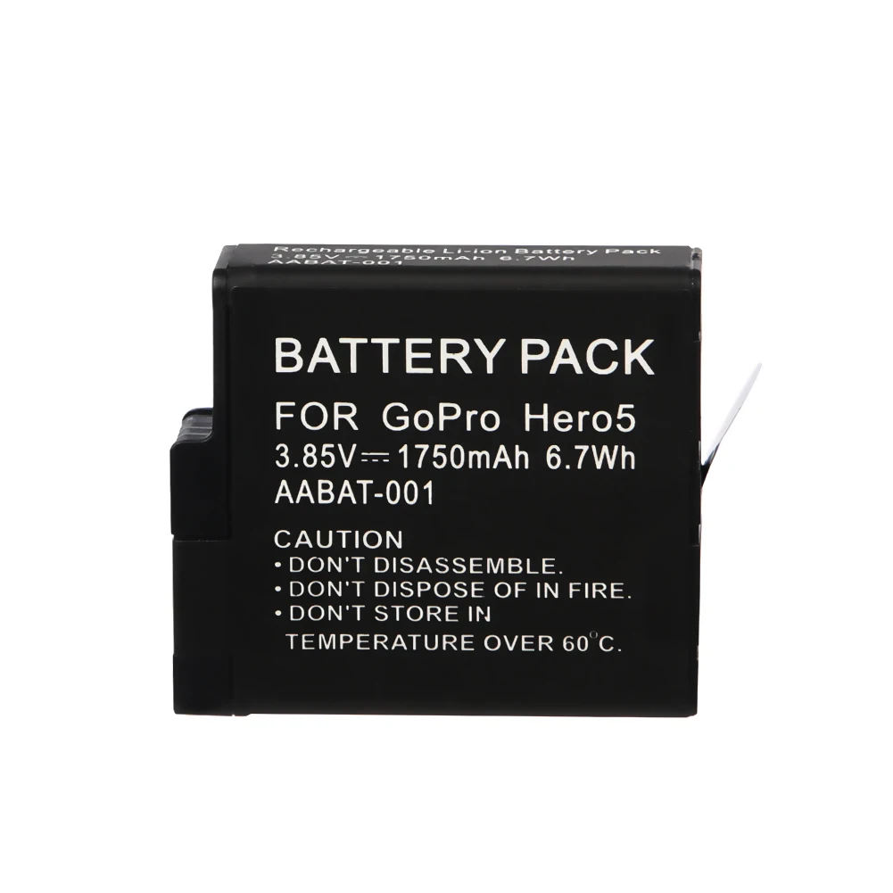 OHD Оригинал 1600 мАч AHDBT 501 AHDBT501 камера батарея для Gopro 5 6 7 hero 5|Цифровые аккумуляторы|