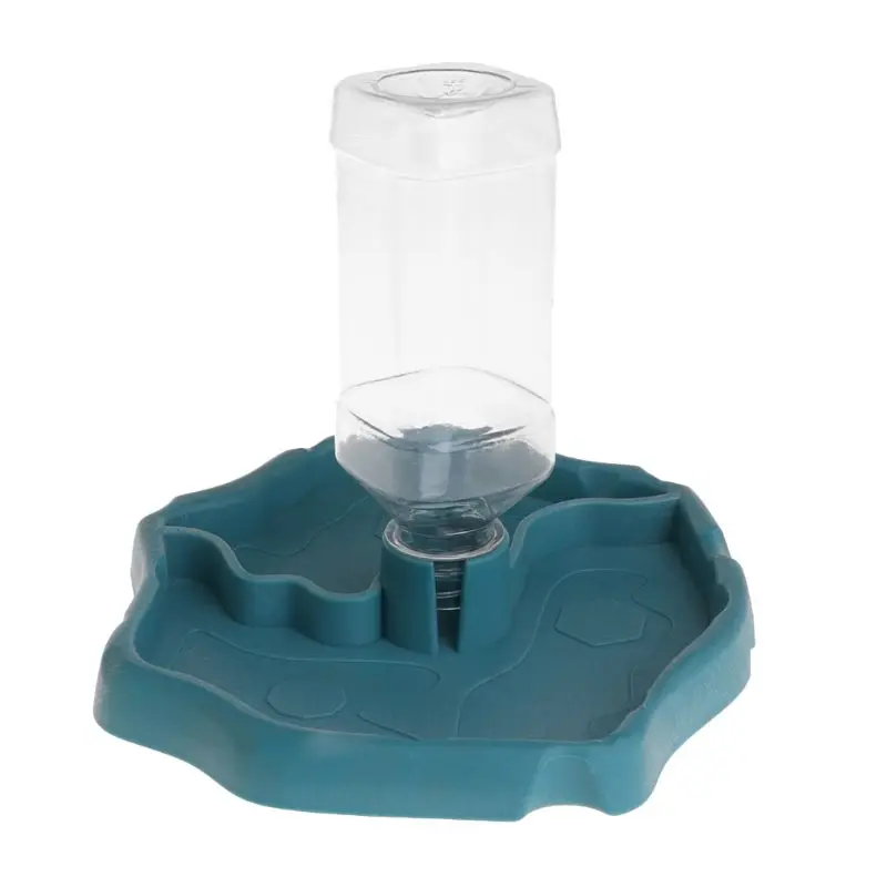 

Pet Reptile Feeder 2 in 1 Automatic Water Food Feeding Plate Lizard Turtle Dispenser Reptiles & Amphibians Feeding Supplies