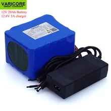 VariCore 12 В 20Ah Высокая мощность 100A разрядный аккумулятор BMS Защита 4 линии Выход 500 Вт 800 Вт 18650 батарея + 12,6 в 3A зарядное устройство