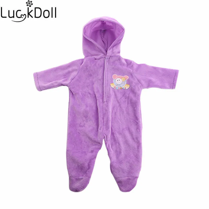 Luckydoll Повседневная кукольная Пижама подходит 18 дюймов Американский 43 см Кукла Одежда Аксессуары Детские лучшие рождественские подарки