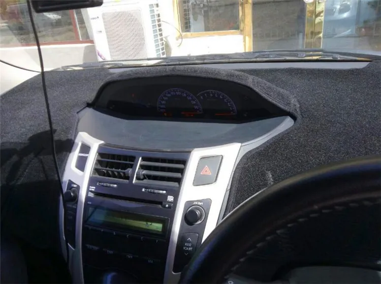 Dashmats автомобиль-Средства для укладки волос приборной панели крышки для toyota vitz echo Yaris 2005 2006 2007 2008 2009 2010